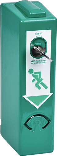 EH-Türwächter 990 000 PHZ inkl.3 Schlü.grün lack.Basis GFS