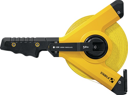 Rahmenbandmaß LBM 1000 FIBREGLASS cm EG III Glasfaserband PC-ABS / TPE STABILA