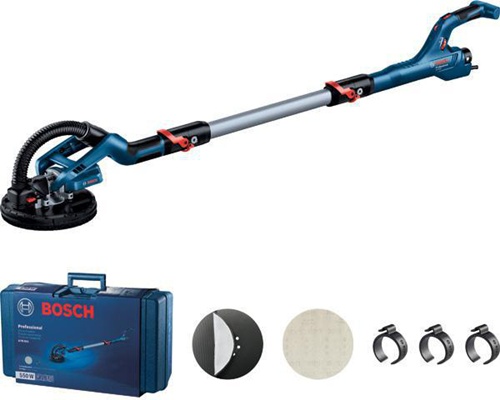 Bosch Trockenbauschleifer GTR 55-225 550W Drehz.340-910 1/min D.215mm m.Zubehör 