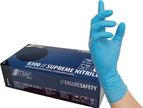 Einweghandschuhe SUPREME NITRILE Nitril 100 Stück NITRAS