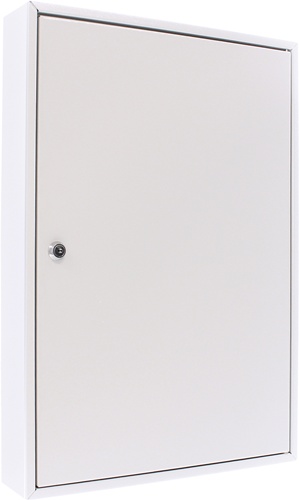 Schlüsselschrank S 50 H550xB380xT80mm 1-türig Zylinderschl.Anz.Hak.50 ROTTNER