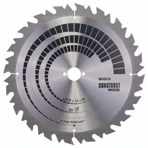 Bosch Kreissägeblatt AD 315mm Z.20 WZ Bohr.30mm Schnitt-B.3,2mm HM