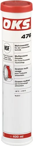 Mehrzweckfett f.die Lebensmitteltechnik OKS 476 400ml weiß NSF H1 Kartusche OKS