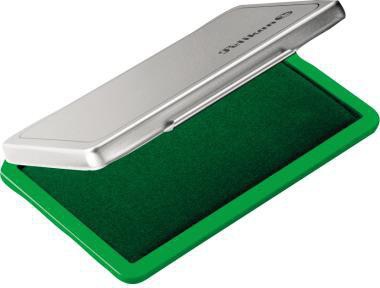 Pelikan Stempelkissen 331033 Gr.2 7x11cm Metallic-Gehäuse grün