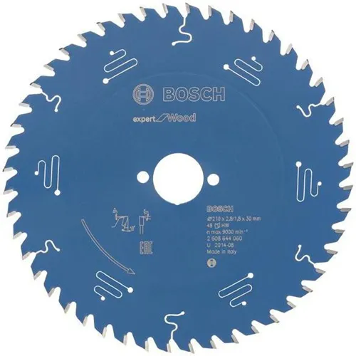 Bosch Kreissägeblatt Expert for Wood D.210mm 30mm 48Zähne WZ Schnitt-B.2,8mm