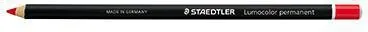STAEDTLER Trockenmarker Lumocolor glasochrom 108 20-2 permanent rot