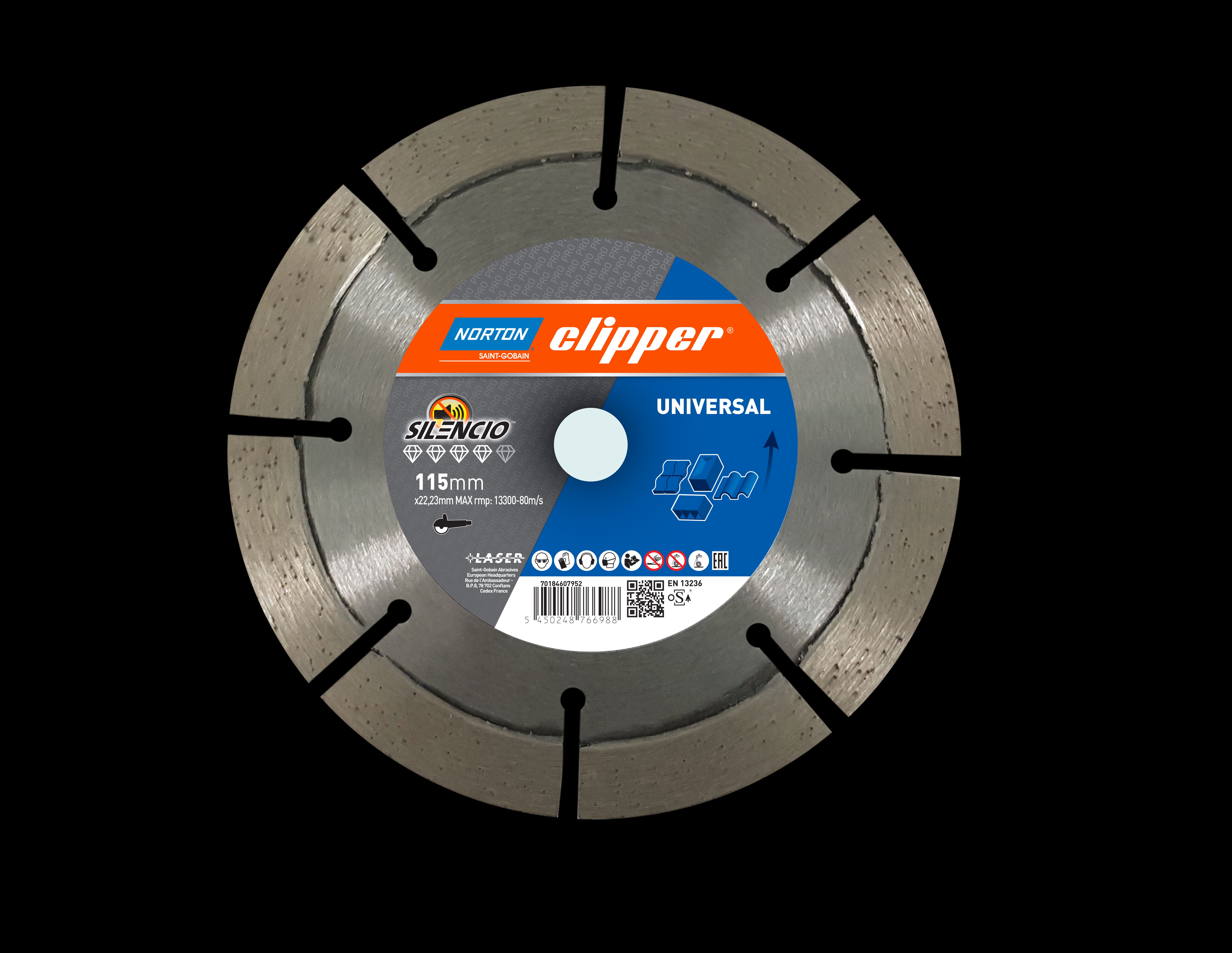 Norton Clipper Diamantscheibe PRO UNIVERSAL SILENCIO