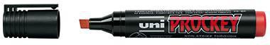 uni-ball Marker uniPROCKEY 159021 Keilspitze rot