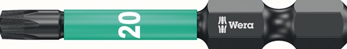 Bit IMPAKTOR DC T20 L.50mm 1/4 Zoll E6,3 Impaktor,DC Box m.5 Bits WERA