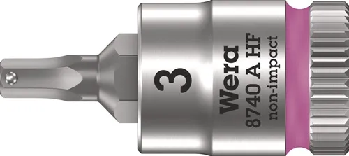 Steckschlüsseleinsatz 8740 A HF 1/4 Zoll SW 3mm L.28mm WERA