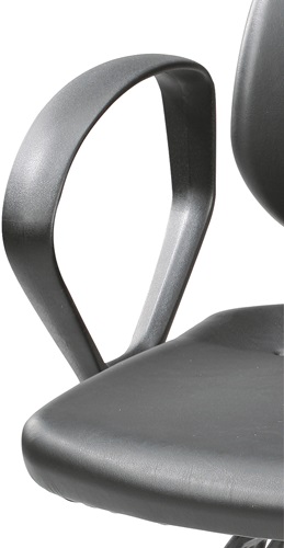 TECWERK Armlehne Unitec f.Arbeitsdrehstuhl Ser.,Unitec verstellb.schwarz BIMOS