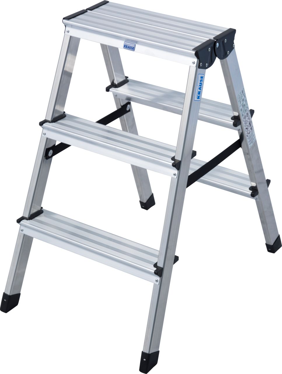 Krause MONTO Dopplo Stufen-Doppelleiter 2x3 Stufen