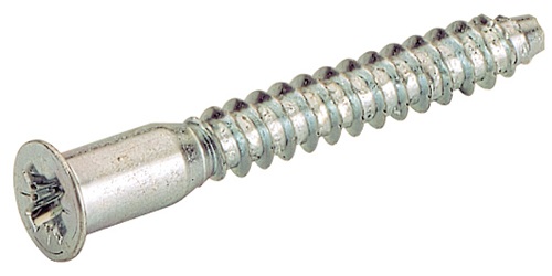 Einteilverbinder Direkta 2 D.6,3x50mm STA verz.HETTICH
