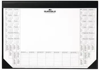 DURABLE Schreibunterlage 729101 59x42cm PVC mit Kalender schwarz