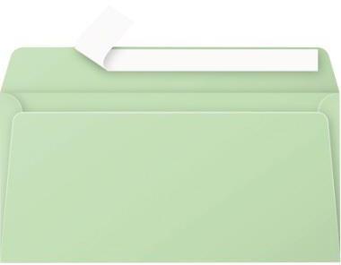 Clairefontaine Briefumschlag Pollen 5475C DL grün 20 St./Pack.