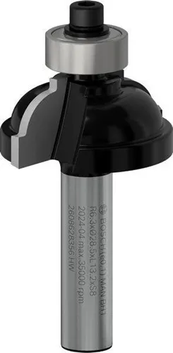 Bosch Profilfräser F Arbeits-L.13,5mm D.28,5mm L.54mm Schaft 8mm Radius 6,3mm
