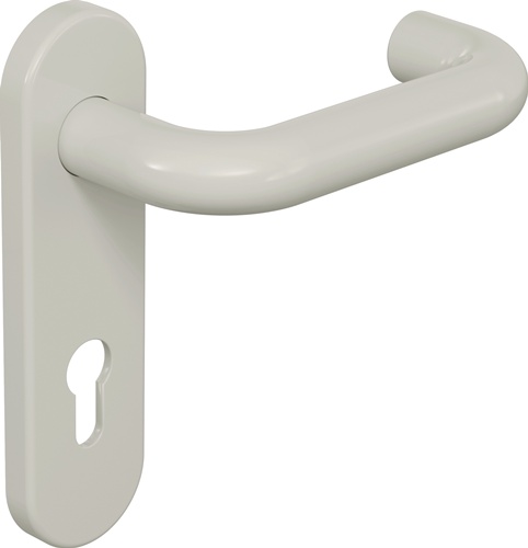 Kurzschildgarnitur 111R01.110 97 Ku.97 PZ rd Drückergrt.HEWI