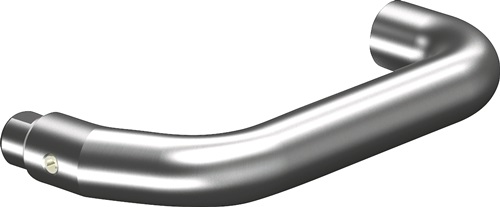 Profiltürdrückerlochteil OGRO 8100V AL 8mm Alu.F1 schräg OGRO