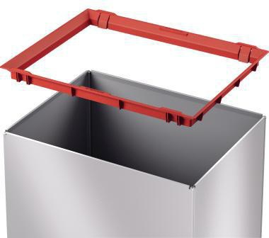 Hailo Abfalleimer Big-Box Swing L 0840-121 35l silber