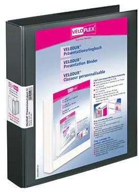 Veloflex Präsentationsringbuch VELODUR 4147180 2Ringe 30mm sw