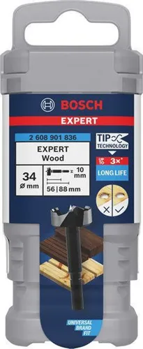 Bosch Forstnerbohrer EXPERT Wood D.34mm Schaft 10mm