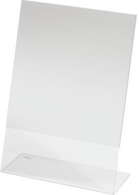 SIGEL Tischaufsteller TA212 DIN A5 150x215mm L-Form Arcyl glasklar
