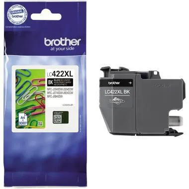 Brother Tintenpatrone LC422XLBK 3.000Seiten schwarz