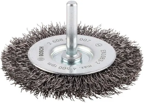 Bosch Scheibenbürste PRO Metal D.75mm Draht-St.0,3mm Bürsten-B.8mm Stahl gewellte