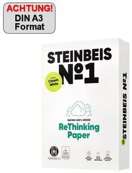 Steinbeis Kopierpapier No.1 ISO 70 K1201666080B A3 500Bl.