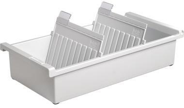 HAN Karteitrog 956-0-11 DIN A6 quer max. 1300Karten lichtgrau
