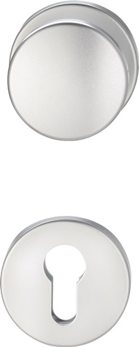 Feuerschutzgarnitur für Türstärke 40-65 mm PZ rund DIN links / rechts EDI