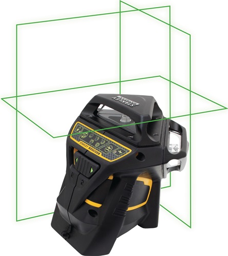 Kreuzlinienlaser FatMax­® X3G 35 (60)m ± 3 mm/10m STANLEY