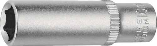 Tiefbett-Steckschlüsseleinsatz 1/4 Zoll 6-kant,lang SW 10mm L.50mm TECWERK