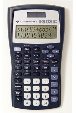 Texas Instruments Schulrechner TI-30XIIS 11stellig Solar/Batterie