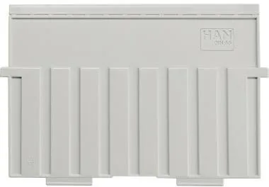 HAN Stützplatte 9025-11 DIN A5 quer Polystyrol lichtgrau
