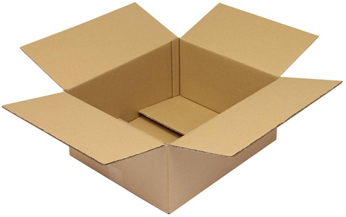 Faltkarton 2-wellig Maße 420x350x180mm Qualität 2.30BC braun TRANSPAK
