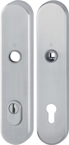 Langschildpaar E3332ZA/3310 ma F69 PZ 92mm HOPPE