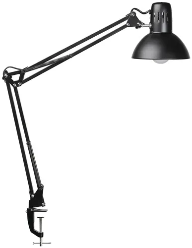 Schreibtischleuchte Metall schwarz H.44cm Klemmfuß LED MAUL