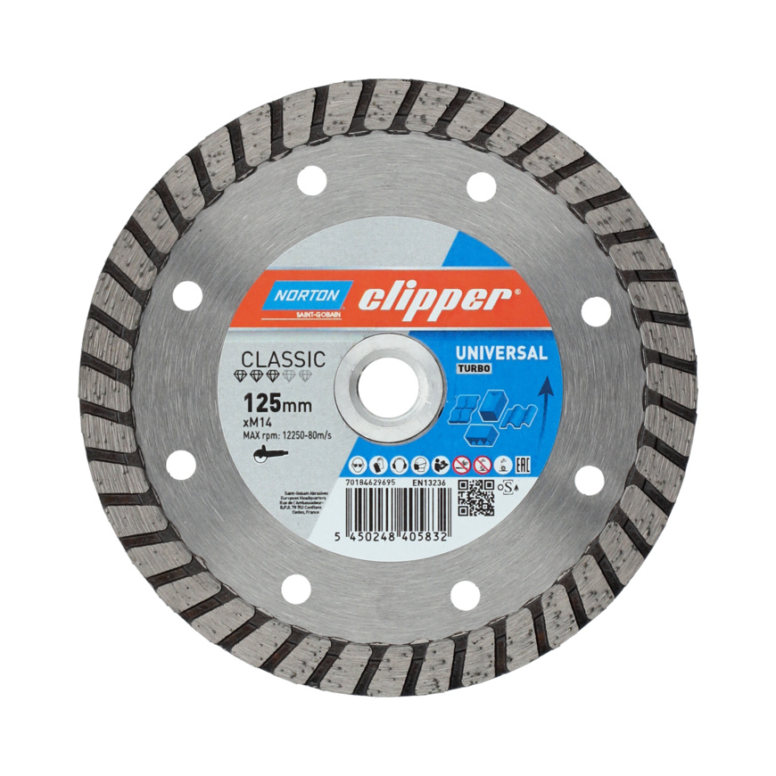 Norton Clipper Diamantscheibe CLASSIC UNIVERSAL TURBO
