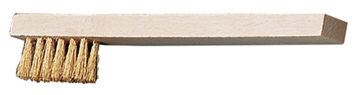 Zündkerzenbürste L.150mm 0,2mm MS 3-reihig TECWERK