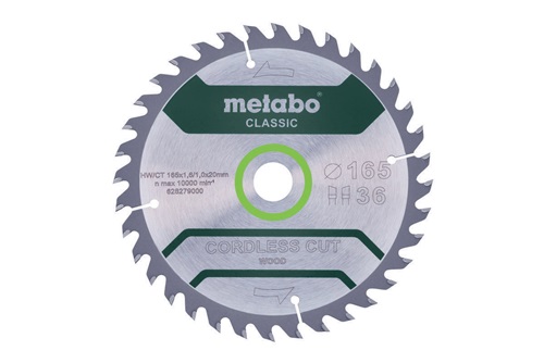 Kreissägeblatt cordless cut wood classic AD 165mm Z.36 Bohr.20mm Schnitt-B.1,6mm