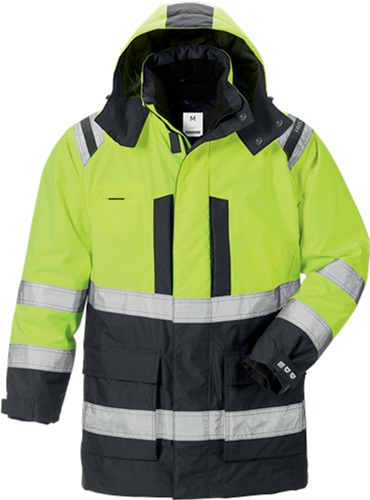 FRISTADS Warnschutzparka Airtech® 4036 GTT 3in1 Gr.3XL warnschutz-gelb/schwarz