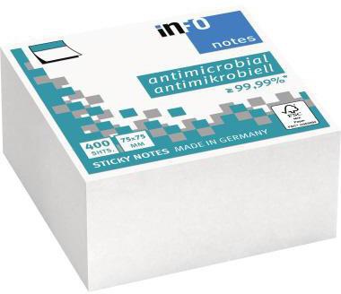 Info Haftnotiz 5120-08 75x75mm 400Bl. weiß
