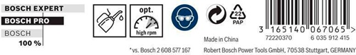 Bosch Metallbohrer PRO Metal Arbeits-L.78mm D.4mm L.119mm Typ N HSS-G 5St.