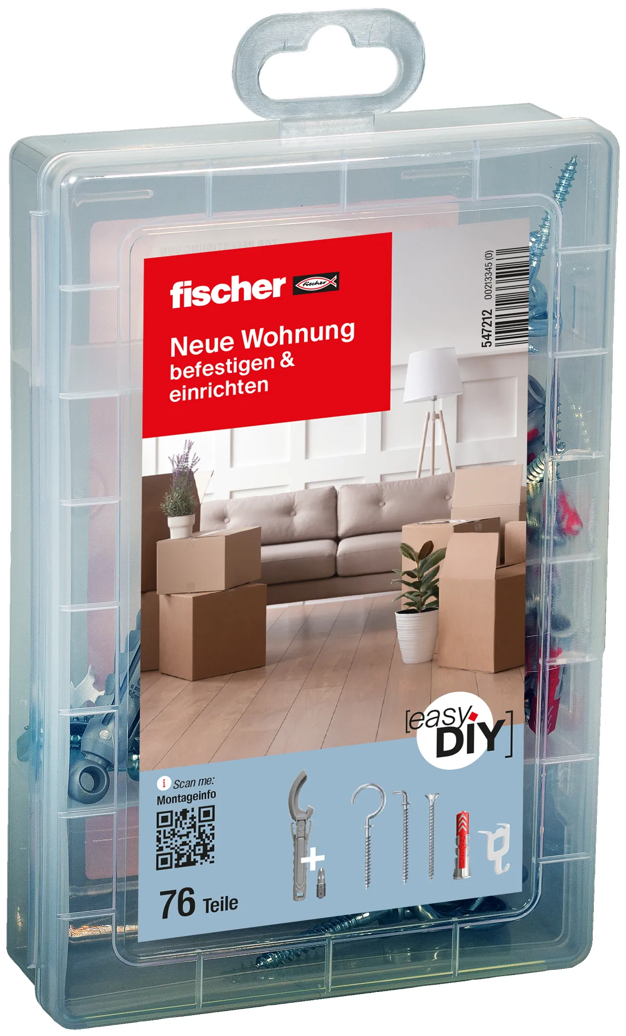 fischer EasyDIY Box Neue Wohnung (76 Teile)