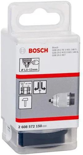 Bosch Schnellspannbohrfutter Spann-W.1,5-13mm Aufn.1/2- 20Zoll chrom f.GSB20-2 etc.