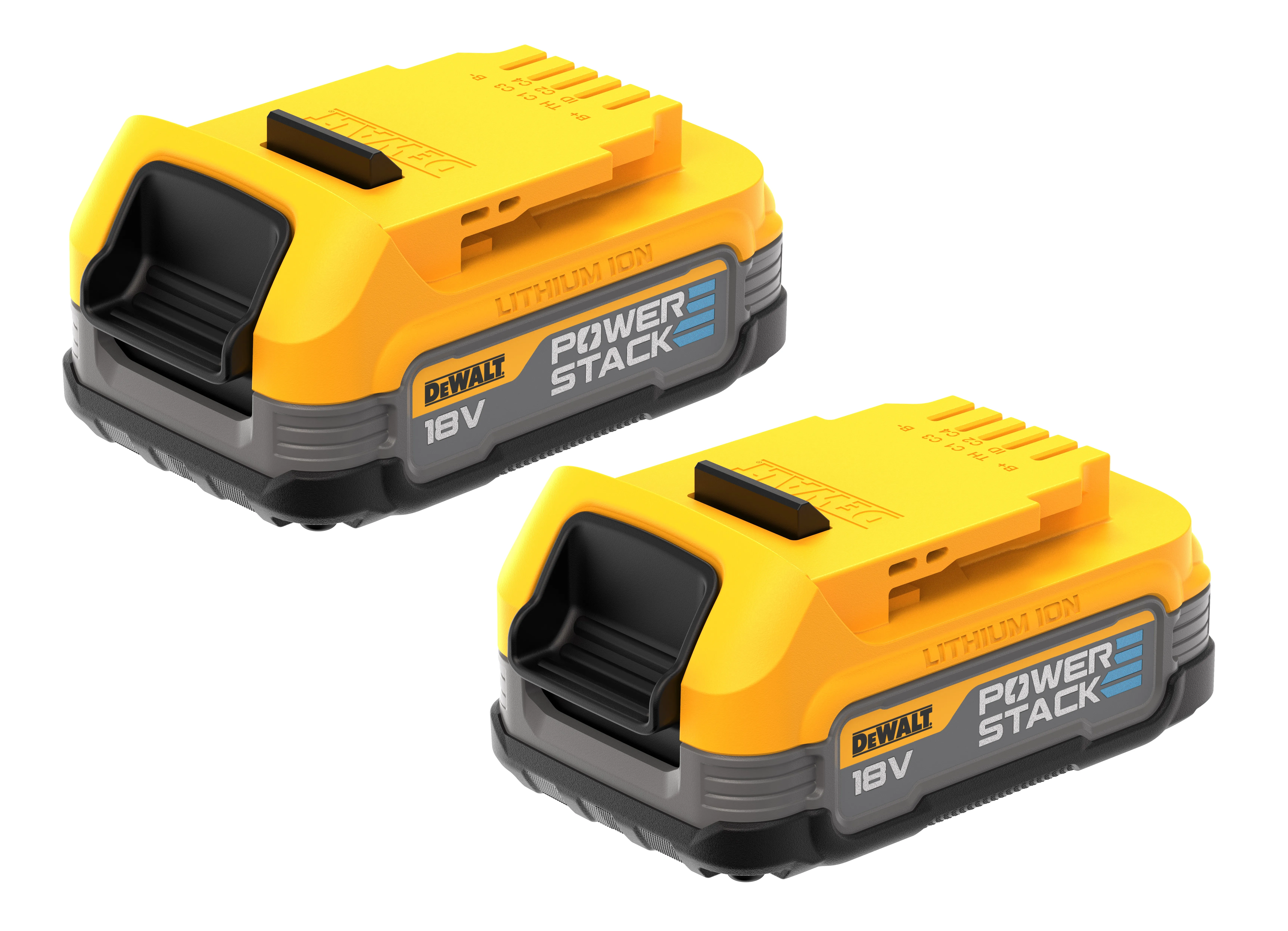 DEWALT DCBP034E2-XJ Powerstack Akku, 18 V / 1,7Ah, 2er-Set