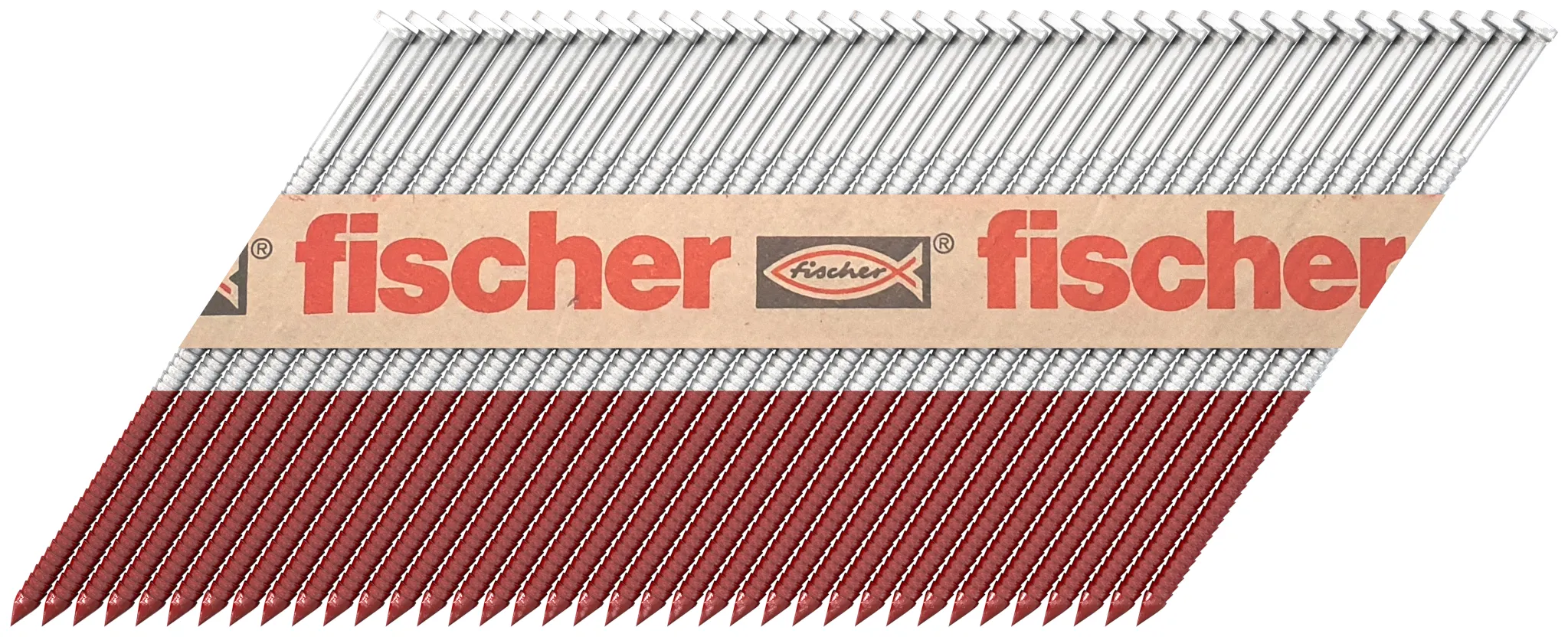 fischer Verzinkter Rahmennagel (gvz) mit Ringschaft FF NFP 63x3,1 mm + 2 Gaskartuschen