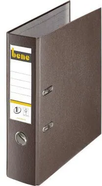 Bene Ordner 291400 BN DIN A4 80mm PP braun