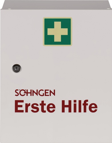 Verbandschrank HEIDELBERG City Style B302xH362mm xT140ca.mm orange 1-türig